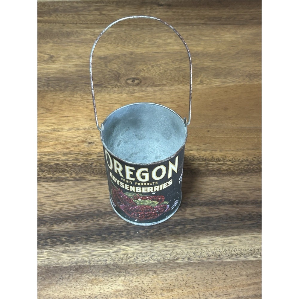 Oregon Boysenberries Vintage style collectible Decor Tin